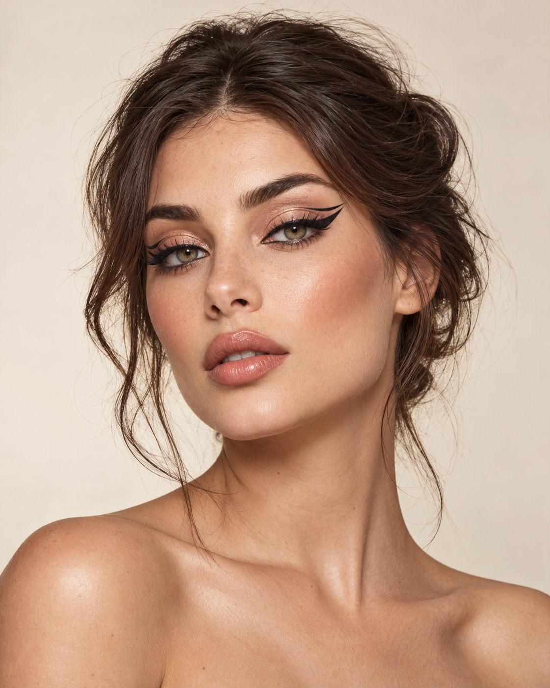 Referencia visual de maquillaje de editorial y escena