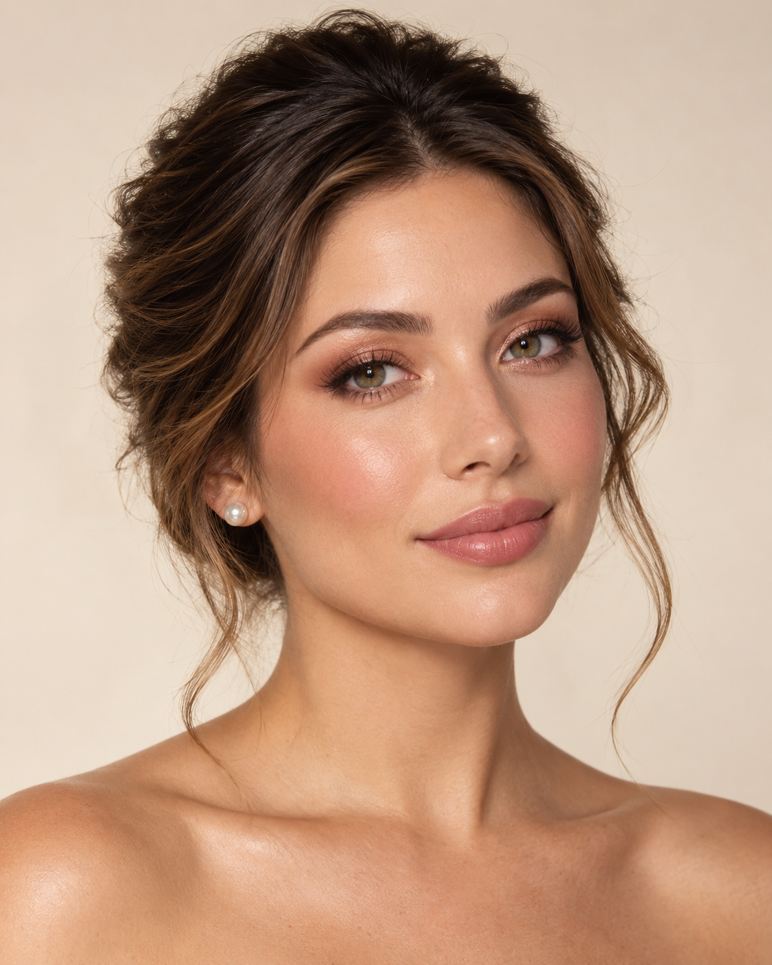 Referencia visual de maquillaje de novias